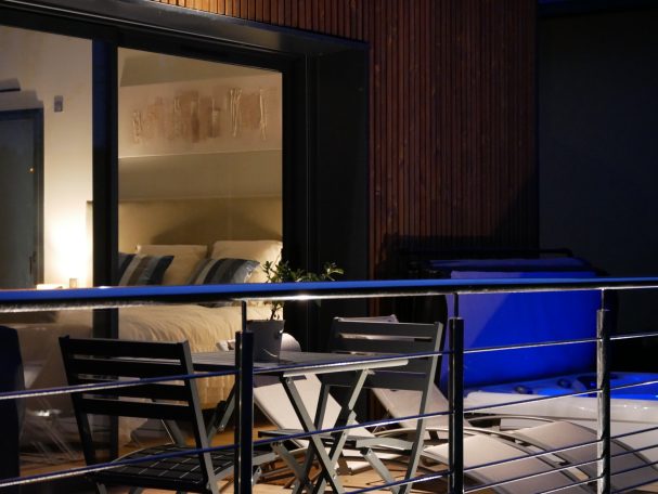 Jaccuzi privatif dans chaque chambre lodge